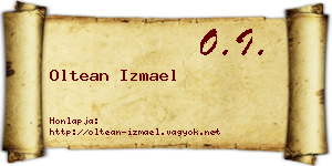 Oltean Izmael névjegykártya